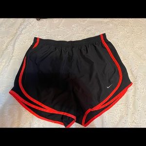 Black w/ Orange Nike Shorts